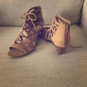 Lace Up Suede Booties! For ALL seasons!